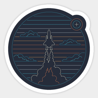 Blast Off 2 Sticker